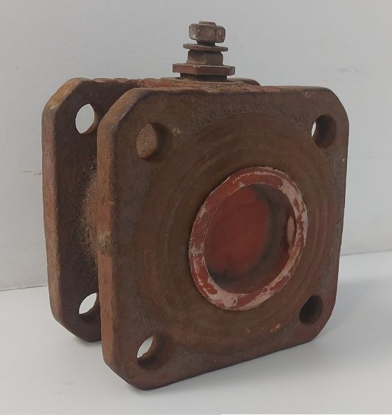 Кран шаровый чугунный фланцевый 23821ПС Ду50 Ру6,3 (узкий)