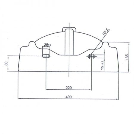 Умывальник "Оптима" с переливом, без комплекта, 1 отверстие, белый