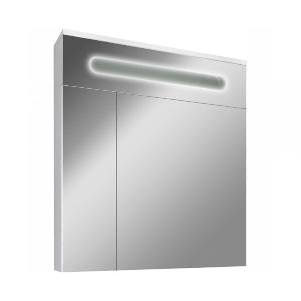 Зеркало "Магнолия 60" 600х150х730, со шкафчиком, с подстветкой