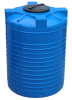 Емкость ПЭ цилиндрическая синего цвета VERT 780л