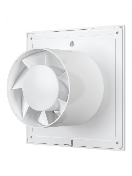 Вентилятор D-100мм, 160х160мм, E 100 S (с сеткой 90 м3/ч, 39 Па, 14 Вт, 220В, 35 дБ)