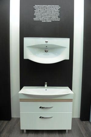 Умывальник мебельный "Элвис-1050" с переливом, без комплекта, 1 отверстие, белый