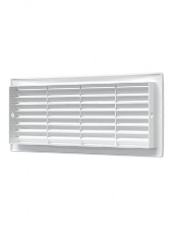 Решетка пластиковая 300х135, белая