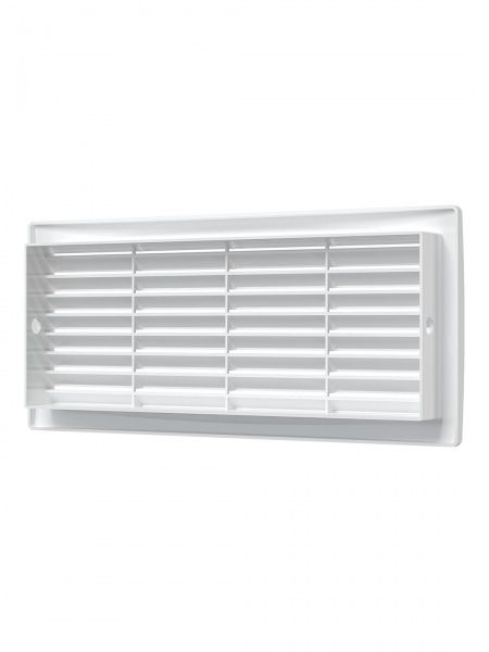 Решетка пластиковая 300х135, белая