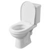 Унитаз "Визит" АНТИВСПЛЕСК, белый, 1 кн.арм., косой выпуск, нижн.подв., сид.полипр.