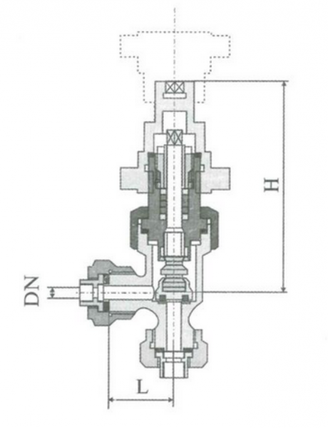 Вентиль 14с27п (СА 24014) Ду 20