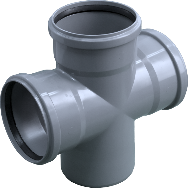 Крестовина канализационная РР 110-110-110/90