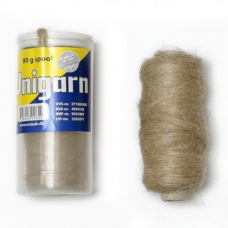 Лен сантехнический, шпуля в пластиковом контейнере (40 гр.) Unigarn