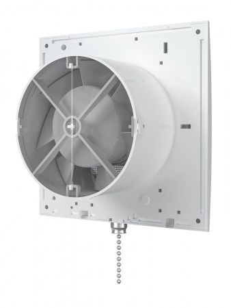 Вентилятор D-150мм, 200х200мм, ERA 6S C-02 (с сеткой, клапаном и шнуровым выключателем 290 м3/ч)