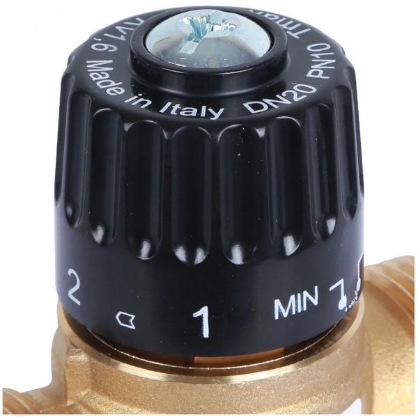 Клапан термостатический смесительный STOUT 1" НР Tрег=20-43оС  KVS 2,5