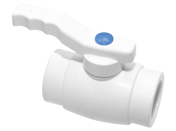 Кран шаровой PPRC 20 стандартный проход (бел.) Tebo (10/60)
