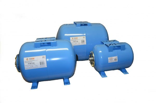 Бак для водоснабжения  PTW 19  19 л. (горизонтальный), мембранный расширительный, TAEN