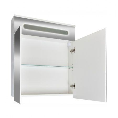 Зеркало "Магнолия 60" 600х150х730, со шкафчиком, с подстветкой