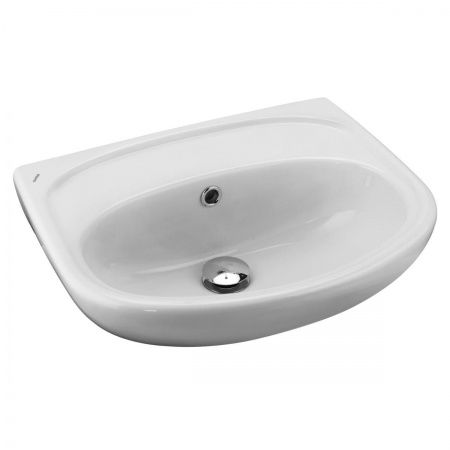 Умывальник "Анимо-50" с переливом, без комплекта, без отверстия, белый
