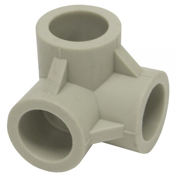 Тройник двухплоскостной PPRC  20   (cер.) Tebo (50/400)