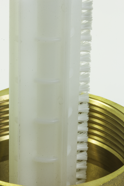 Фильтр с ручнной обратной промывкой 1" (прозрачная колба, кран 3/8"+ штуцер, американки, ключ)