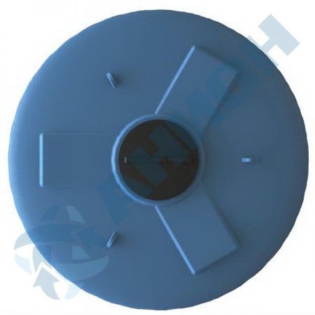 Емкость ПЭ цилиндрическая синего цвета 11800л (SB17_2ВФК2)