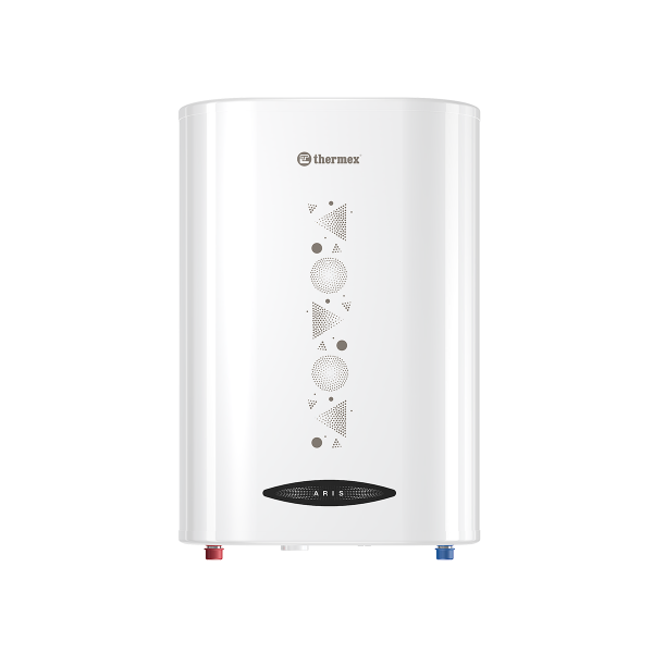 Водонагреватель емкостный THERMEX Aris 30 V (плоский бак, биостеклофарфор, 1,5 кВт, сухой ТЭН)