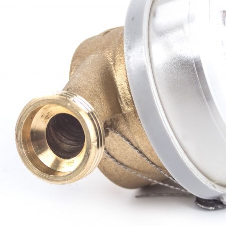 Счетчик воды Пульс-15У, L-110 (с присоединителями и интегрированным обратным клапаном) универсальный