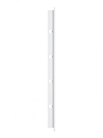 Дверца пластиковая АБС 218х418 (196х396) белая с фланцем