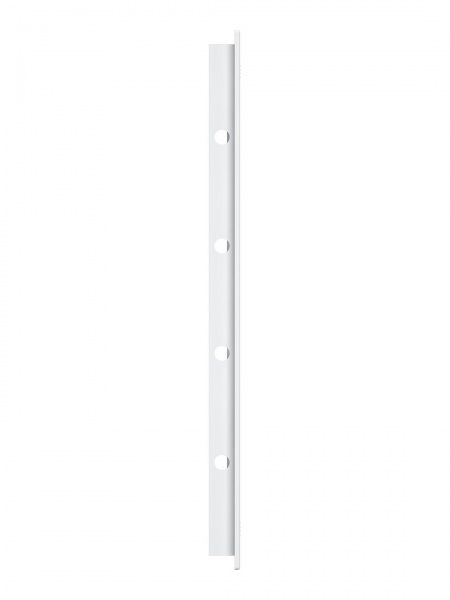 Дверца пластиковая АБС 218х418 (196х396) белая с фланцем