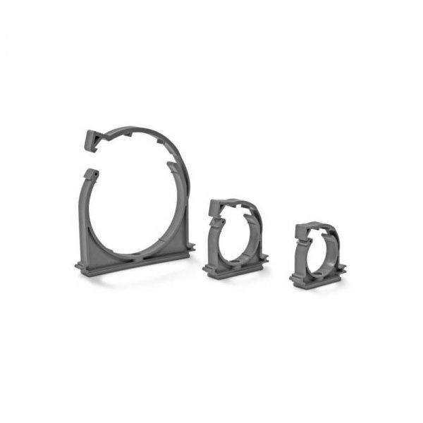 Хомут для канализационной трубы 50 (с защелкой)