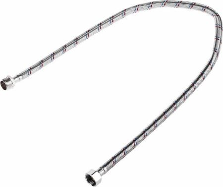 Подводка д/воды 1/2" ГШ 0.4 м (стальная нерж. гайка)