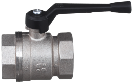 Кран никелированный 11б27п1 Ду 32 муфта/муфта "рычаг"   (серия - ГОСТ)