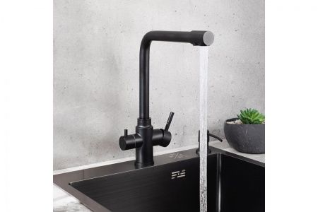 Смеситель для кухни с переключением фильтра для питьевой воды SUS125BL-017F-015