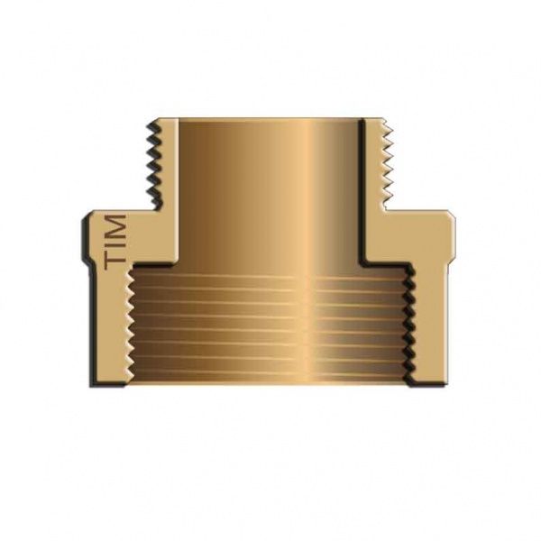 Переходник латунный 20ВРх15НР   (под ключ)