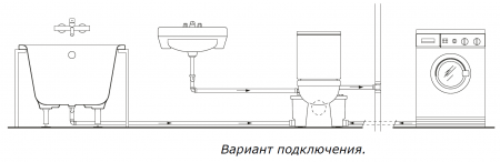 Канализационная установка Compact Lift 400 (400 Вт, Qмакс - 100 л/мин; Нмакс - 6 м)