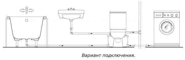 Канализационная установка Compact Lift 400 (400 Вт, Qмакс - 100 л/мин; Нмакс - 6 м)