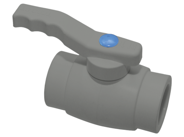 Кран шаровой PPRC 20 стандартный проход (сер.) Tebo (10/60)