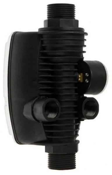 Блок автоматики с манометром TIM "компактный" PS-01D (диапазон настройки 1-3 бар) с манометром