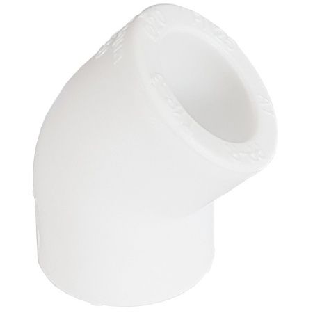 Угольник PPRC 20/45 (белый) FD  (100/600)