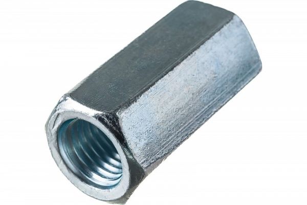 Гайка переходная шестигранная М8 оцинкованная