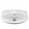 Умывальник "Бриз-40" с переливом, без комплекта, без отверстия, белый