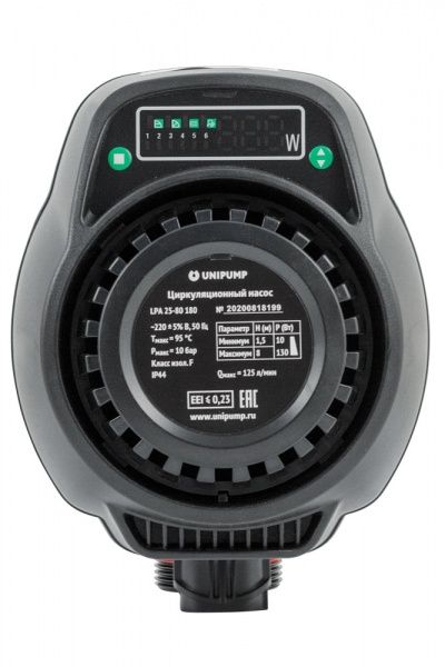 Насос циркуляционный LPA 32-80 180 (130 Вт, Нmax-8м, Qmax - 10,2м3/ч) частотник, с гайками