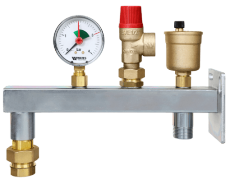 Группа безопасности котла + мембранного расширительного бака GAG/MR20 (3 Bar, 3/4", до 50 кВт)