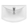Умывальник мебельный "Грация" с переливом, без комплекта, 1 отверстие, белый