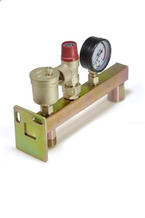 Группа безопасности котла + мембранного расширительного бака TIM (3 Bar, 3/4", до 50 кВт)