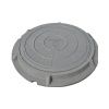 Люк полимерный круглый Л 15кН (1,5 тн) 750 Серый
