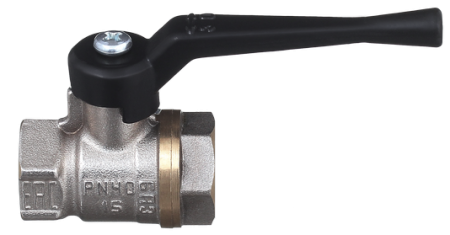 Кран никелированный 11б27п1 Ду 15 муфта/муфта "рычаг"   (серия - ГОСТ)