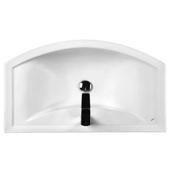 Умывальник мебельный "Балтика 80" с переливом, без комплекта, 1 отверстие, белый