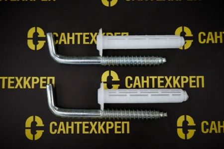 Набор крепежа водонагревателя к стене (костыль 10*100 с дюбелем, комплект 2 шт.)