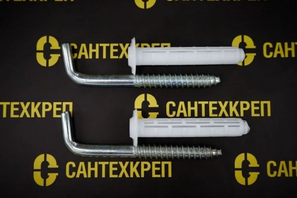 Набор крепежа водонагревателя к стене (костыль 10*100 с дюбелем, комплект 2 шт.)