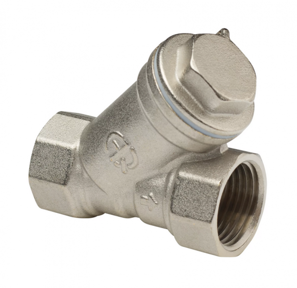 Фильтр косой сетчатый муфтовый Ду 15 (хром.)