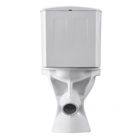 Унитаз "Вест" белый, 1 кн.арм., косой выпуск, нижн.подв., сид.полипр.