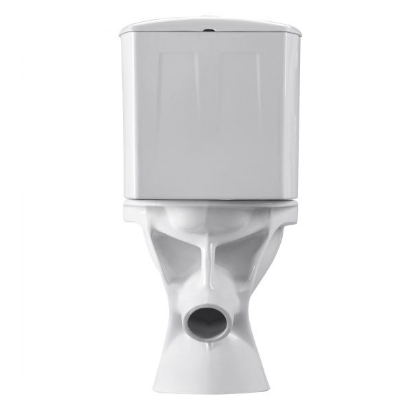 Унитаз "Вест" белый, 1 кн.арм., косой выпуск, нижн.подв., сид.полипр.