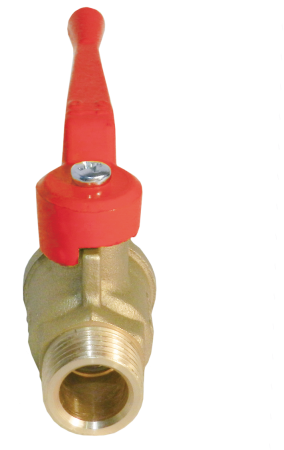 Кран 11б27п1 Ду 15 резьба/резьба "рычаг"   (серия - ГОСТ)